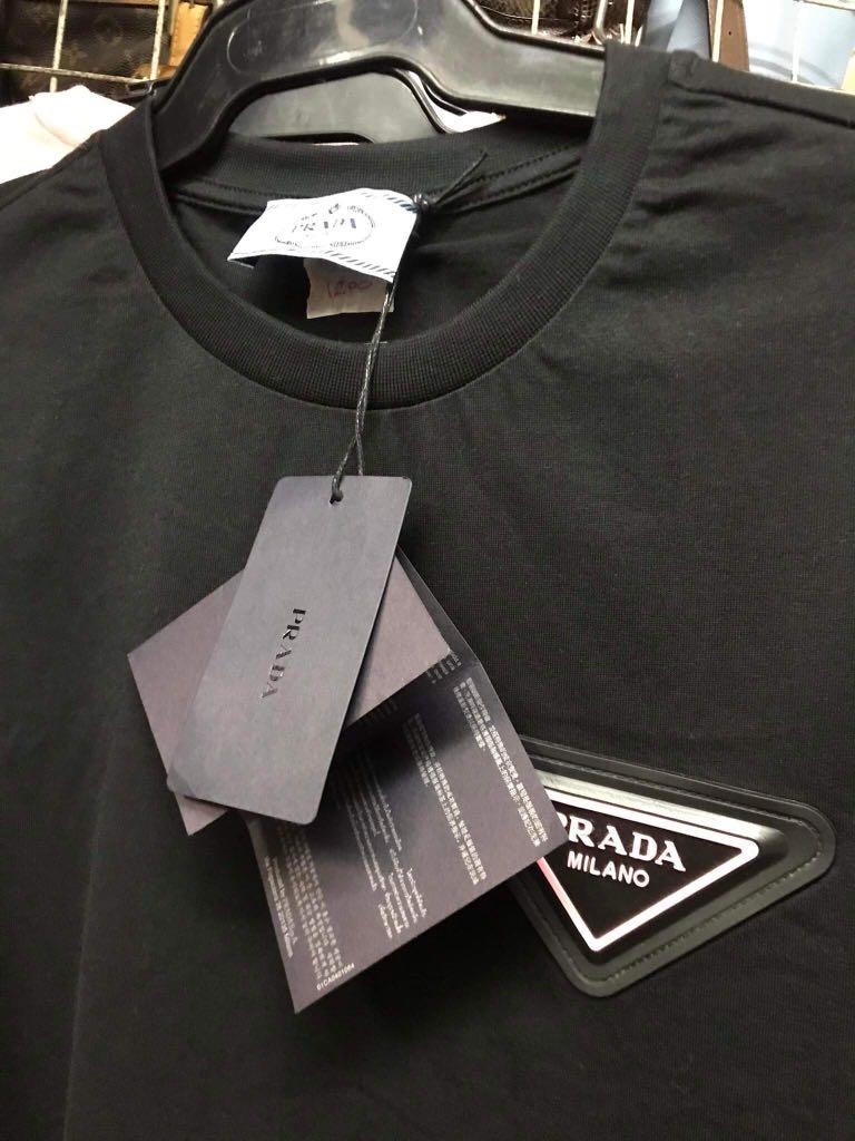 Prada black tshirt, Men's Fashion, Tops & Sets, Tshirts & Polo Shirts on  Carousell