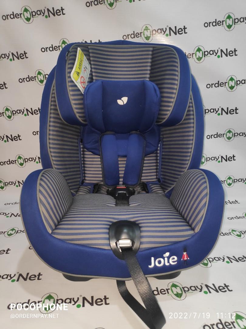 Preloved Joie carseat Valiant horizontal blue Babies Kids