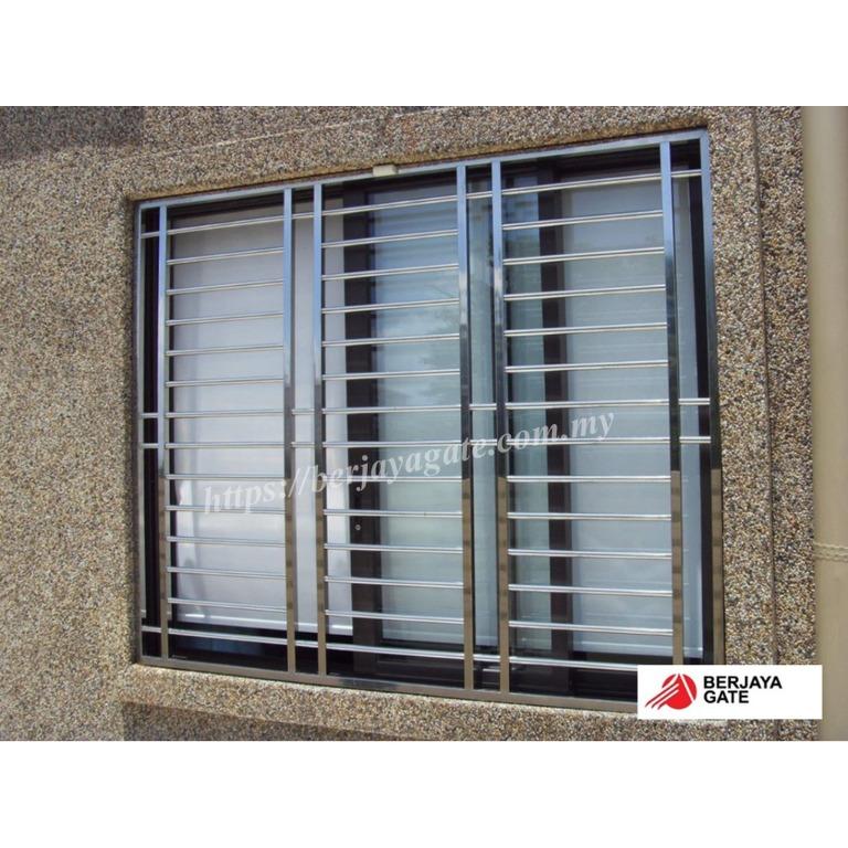 PRE ORDER 4 x 4FT Window Grille Grill Tingkap Stainless Steel