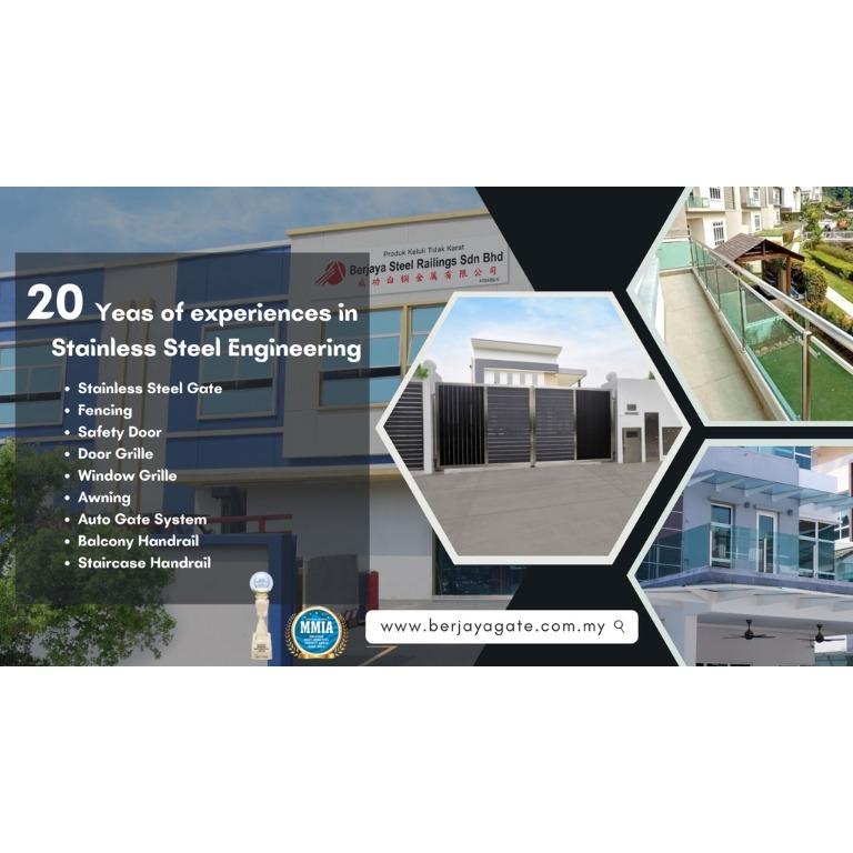 【PREORDER 4 x 4FT】Window Grille / Grill Tingkap / Stainless Steel