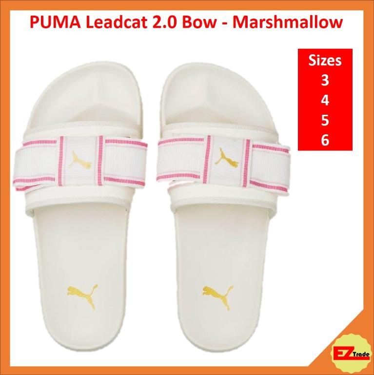 Puma Leadcat 2.0 Bow Womens Marshmallow Slides Puma Tea 38415202