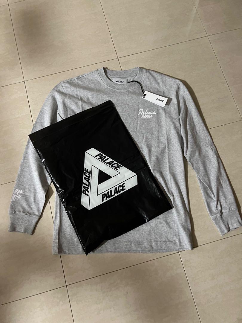 Palace Rapha Long Sleeve T-Shirt Grey XL