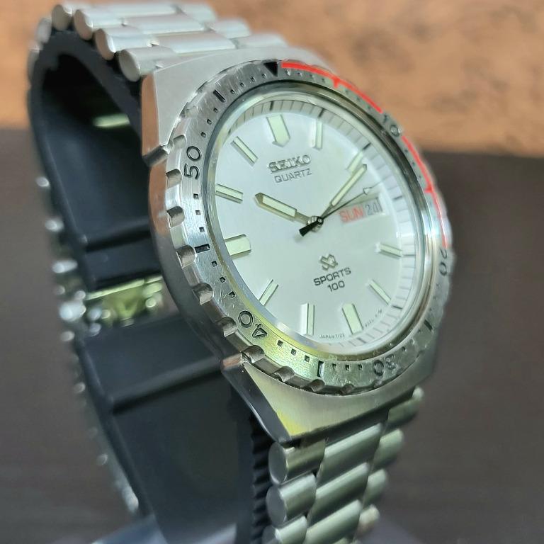 💰-[RARE] SEIKO Diver 100 Quartz SQ 7123-8210 Watch, Men's Fashion, Watches  & Accessories, Watches on Carousell