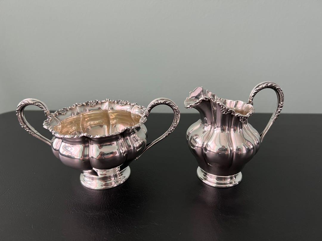 Reed & barton silver tea set sale
