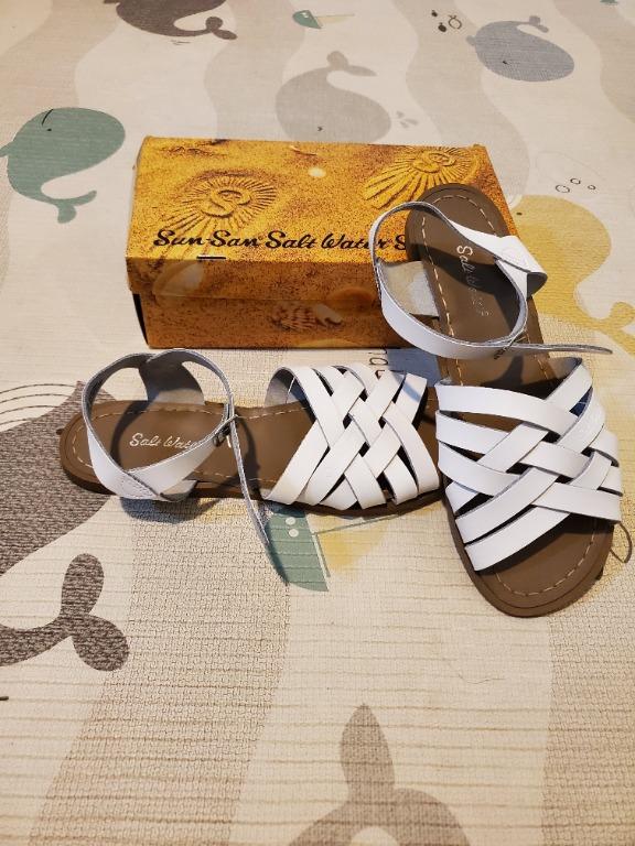 Retro Salt Water White Sandals