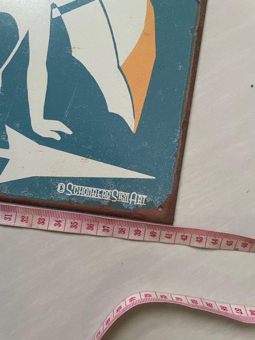 Retro tin signage (Category: Wall Decor) located in Paranaque City. Submitted by summer_declutter (Listing ID 1173627315, Image 2). Description: .