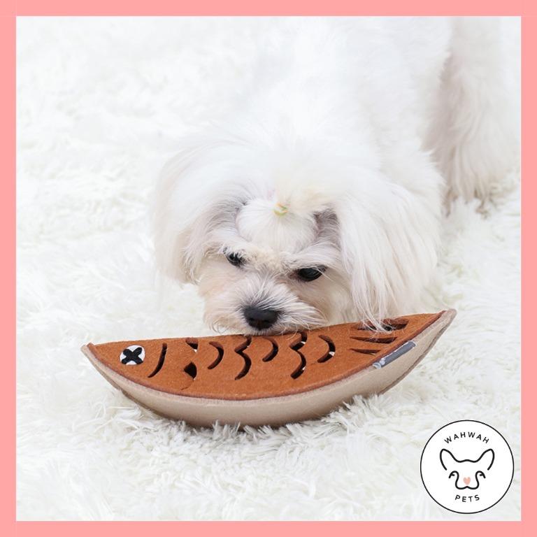 Roasted Fish Snuffle Toy With Bell Pet Supplies Homes Other