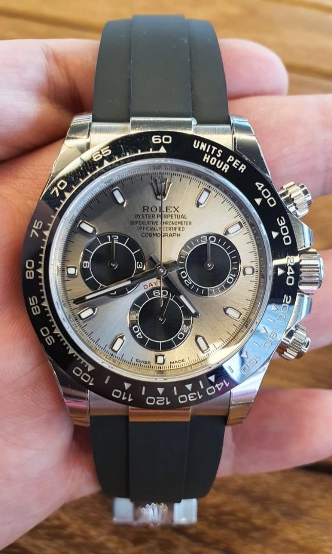 Daytona white gold oysterflex on sale