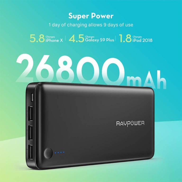 Sale: RAVPower PD Pioneer 26800mAh Portable Charger (RP-PB058) USB