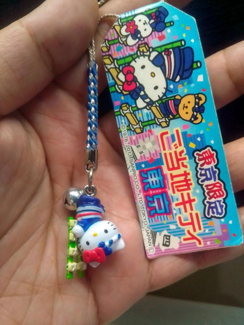 Sanrio Hello Kitty Gotochi keychain charms w/ tag, Hobbies & Toys, Toys