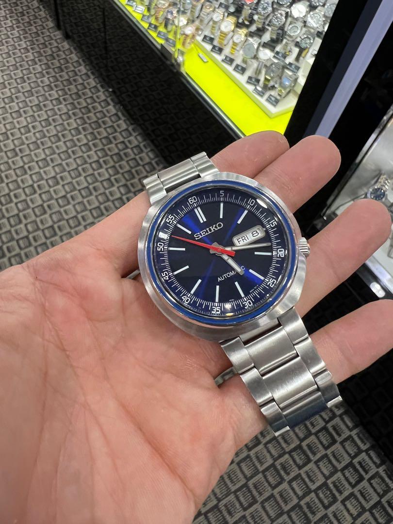SEIKO RECRAFT SPORTS BLUE UFO RARE AUTOMATIC SRPC09K1, Men's Fashion,  Watches & Accessories, Watches on Carousell