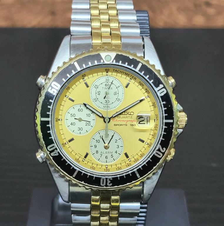 💰-SEIKO Sports 150 7T42-6A50 Quartz Chronograph Alarm Watch, Men's  Fashion, Watches & Accessories, Accessory holder, box & organizers on  Carousell