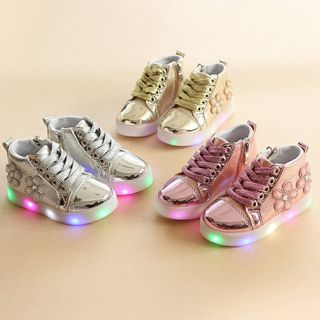 Girls hotsell led trainers