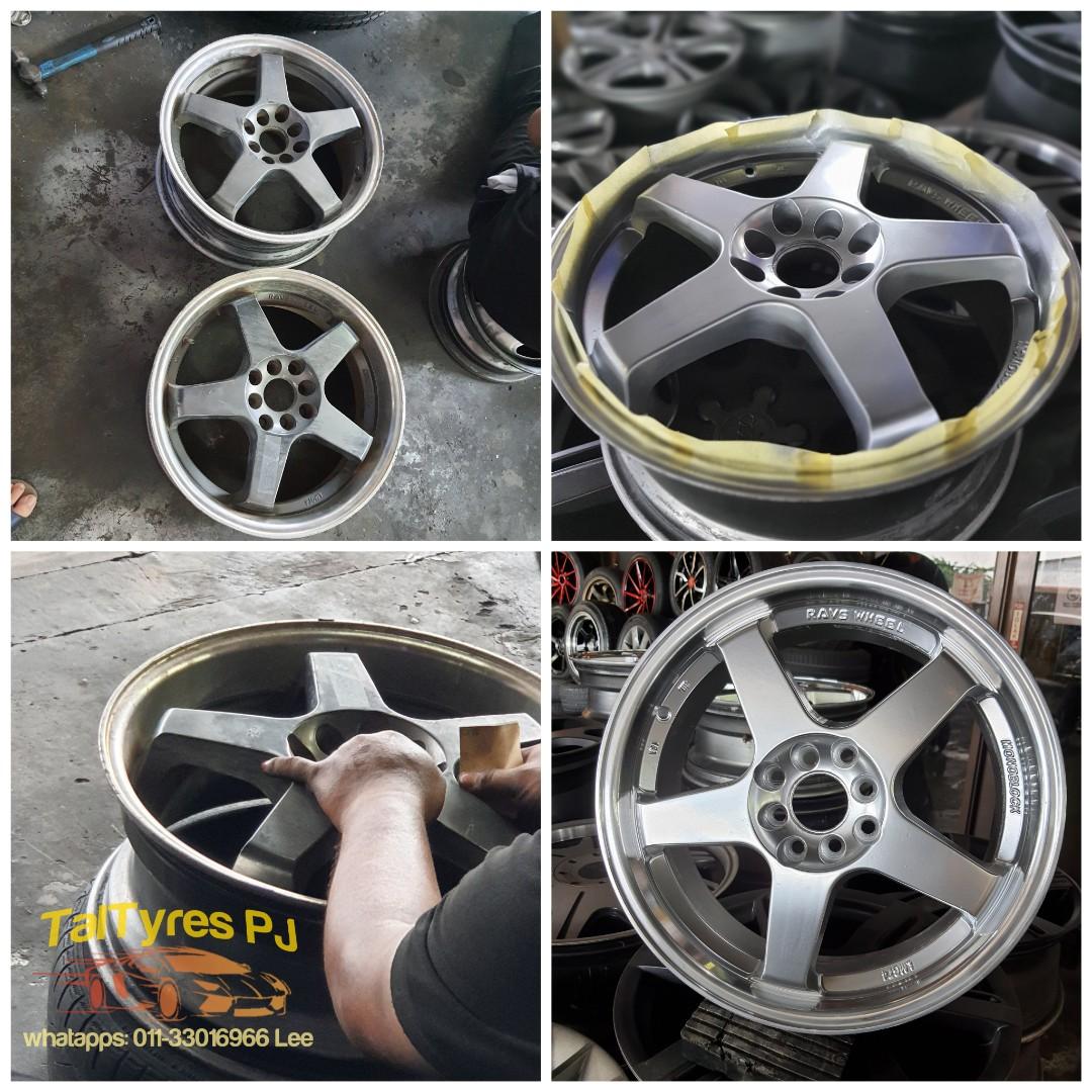 Sport Rim Repair & Refurbish & Repaint‼️Rim Bengkok, Recon Cat, Spray