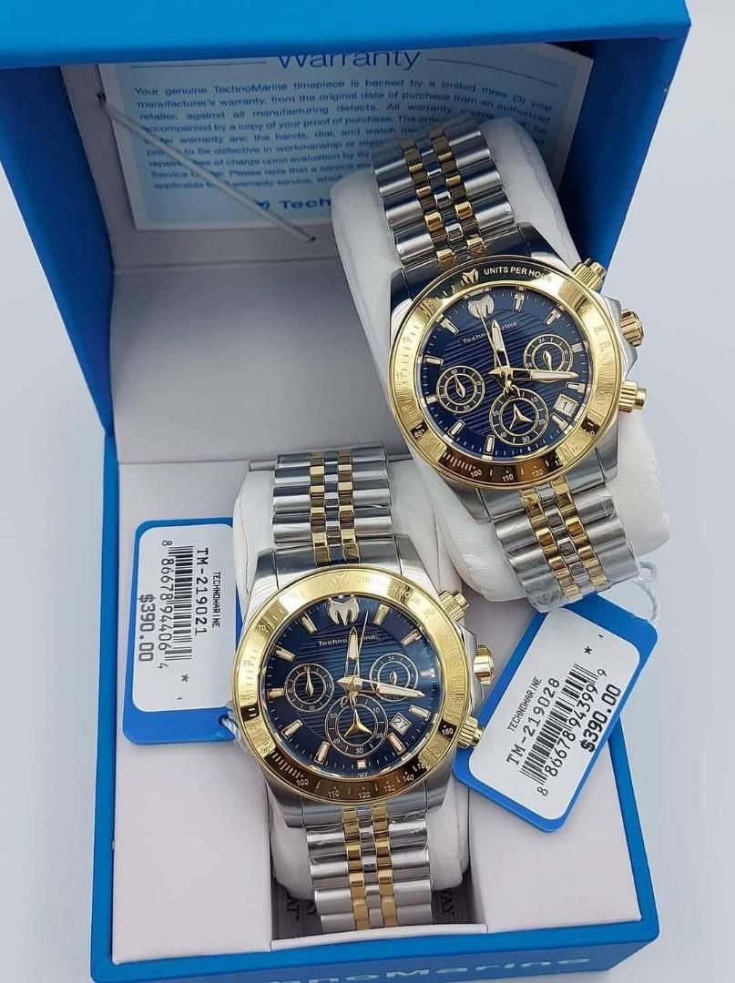 Technomarine watch (Category: Luxury Watches) located in Roxas City. Submitted by mherry1989 (Listing ID 1173619462, Image 2). Description: Available MANTA RAY Watches for Him & Her ORIGINAL TECHNOMARINE Him- 42mm Hers - 38mm US BOUGHT GUARANTEED all stocks onhand.