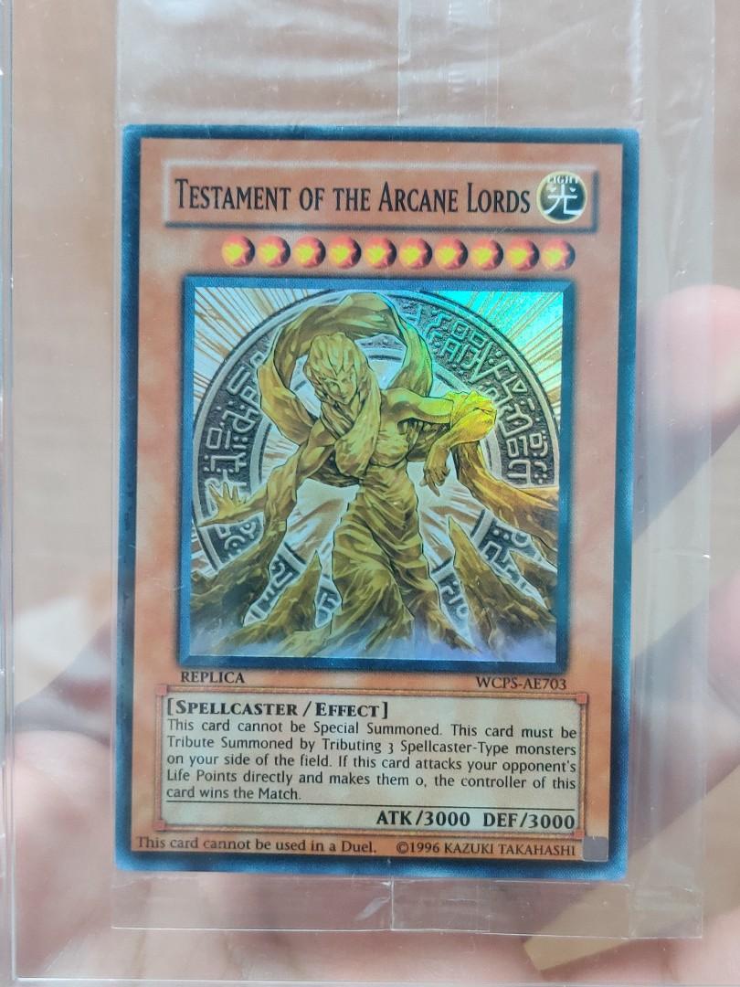 Yugioh Testament of the arcane lords sealed wcps promo