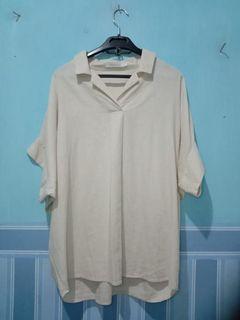 THRIFT AMERICAN HOLIC LINEN SHORT SLEEVES SHIRT