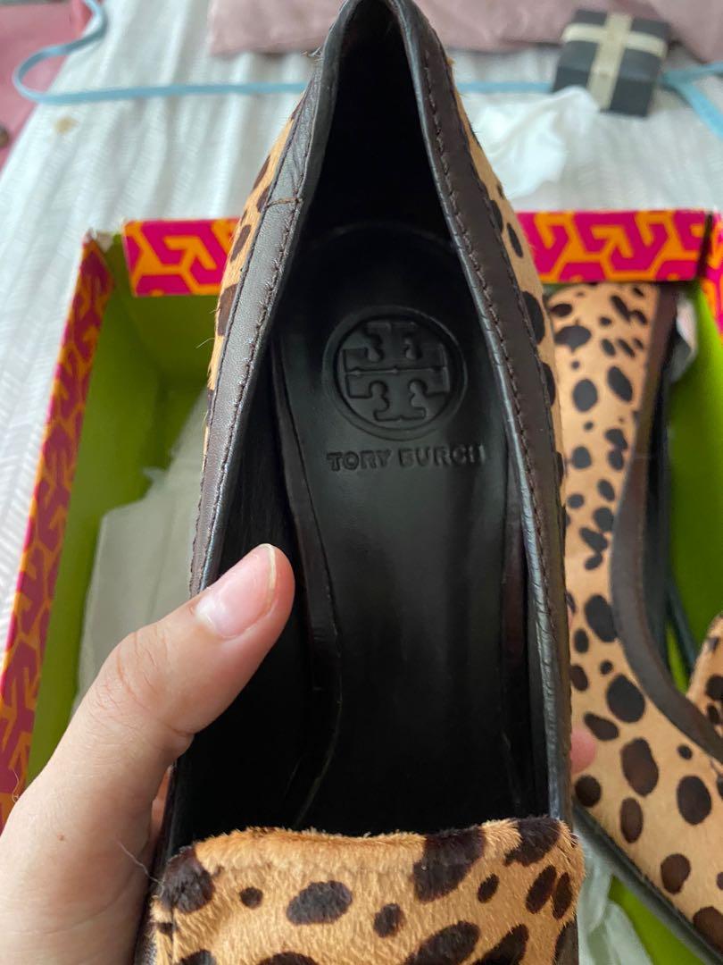 tory burch leopard heels