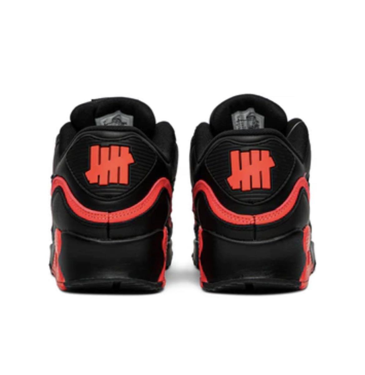 UNDEFEATED x Nike Air Max 90 'BLACK SOLAR RED', Men's
