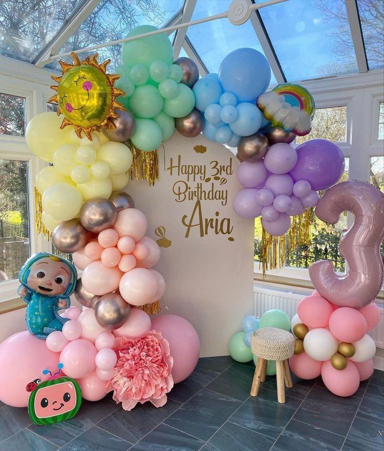 Unicorn | cocomelon | rainbow | pastel | birthday | party | celebrations |  1st birthday, Hobbies & Toys, Stationery & Craft, Occasions & Party  Supplies on Carousell