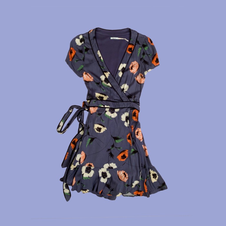 Kimchi blue rita wrap dress top