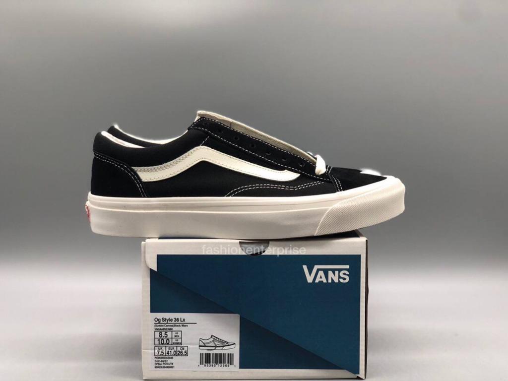 Vans vault og style best sale 36 lx black marshmallow
