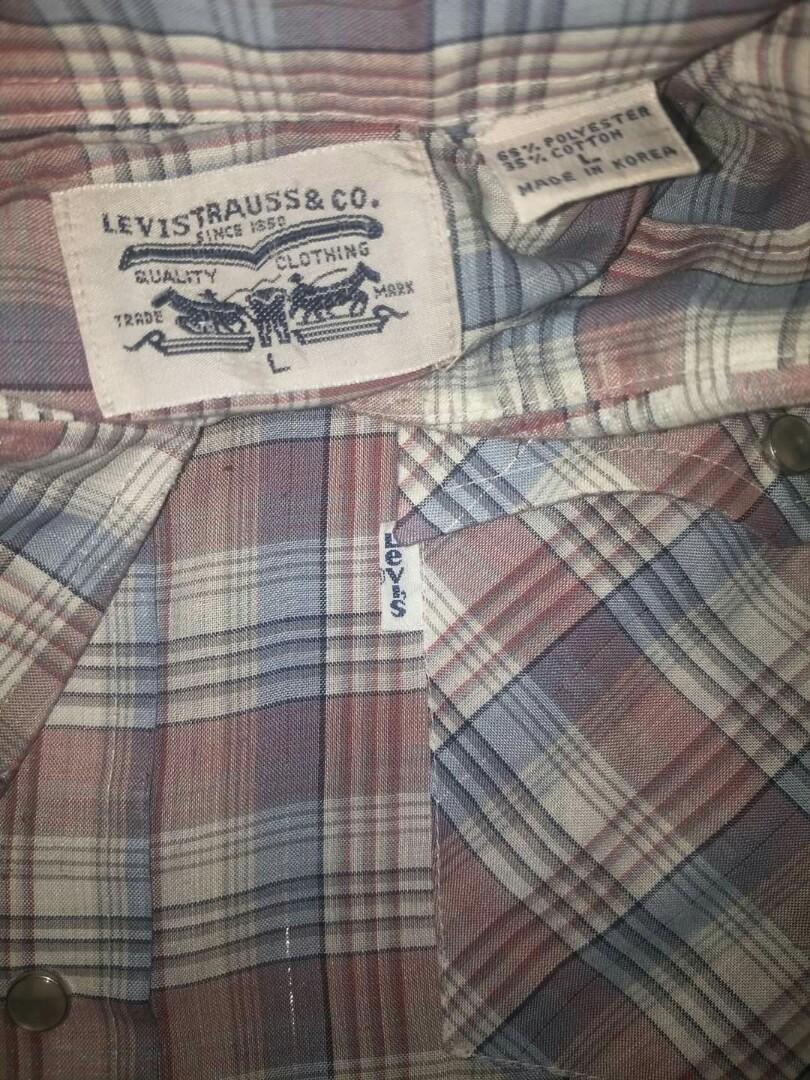 Levi's snap shirt sale