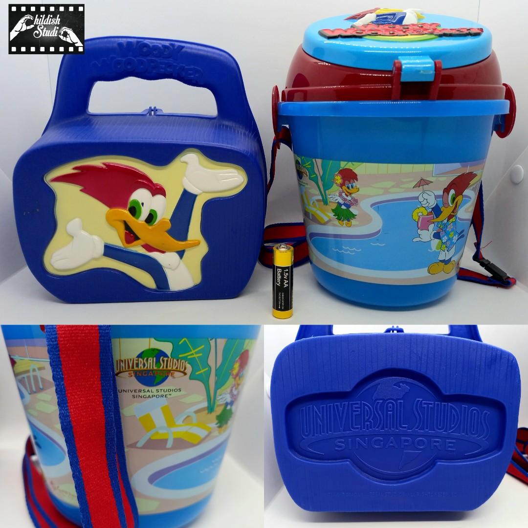 WOODY WOODPECKER (Universal Studios Singapore) Lunch Box & Popcorn