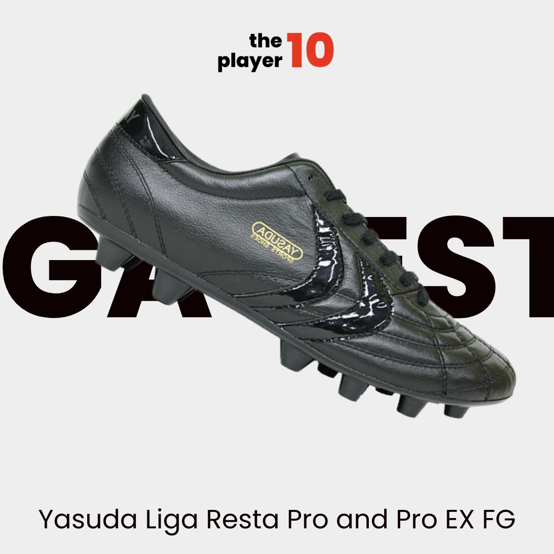 Yasuda Liga Resta Pro and Pro EX FG Black/Black, Men's Fashion