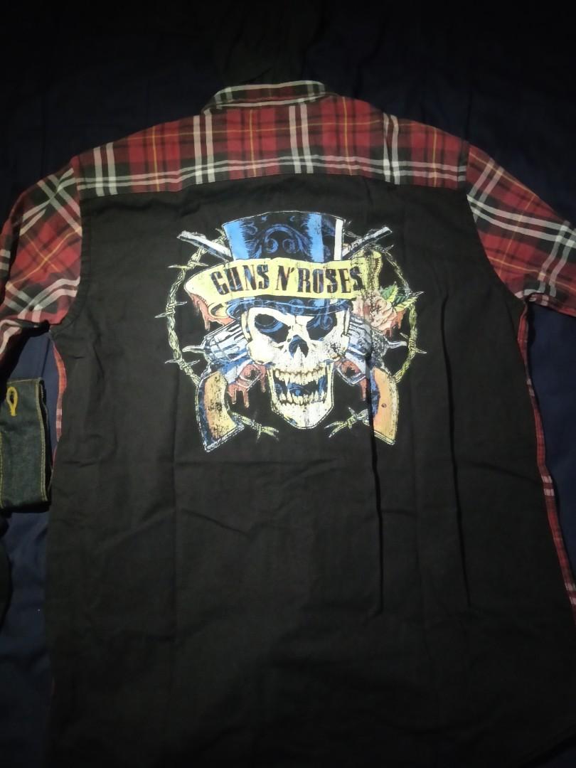 Zara Man x GUNS N' ROSES, Men's Fashion, Coats, Jackets and Outerwear ...