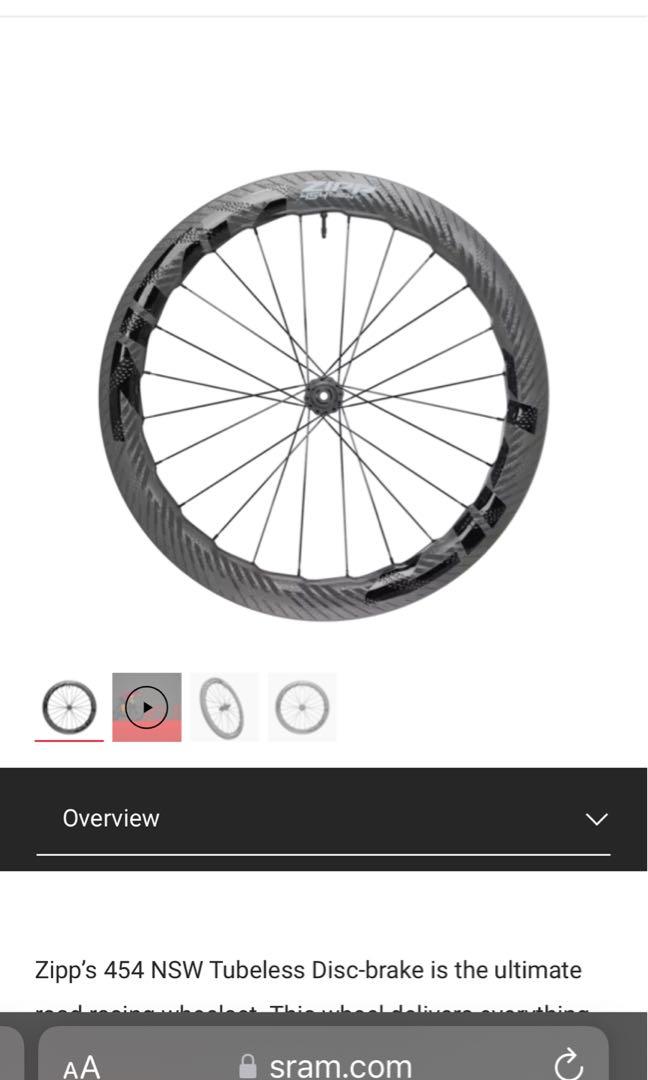 Zipp 454 sale for sale