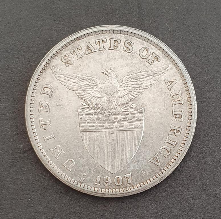 1907 P1 One Peso Coin EF (Category: Currency) located in Makati City. Submitted by coinsbanknotes (Listing ID 1173860492, Image 1). Description: 1907 P1 One Peso Coin. EF Extra Fine Condition. Pay via GCash or BDO Pay. Pick-up in Magallanes Village, Makati City, Metro Manila. You may pick-up or you may arrange and pay for grab, lalamove, gogo xpress (for delivery outside Metro Manila) to pick-up for you..