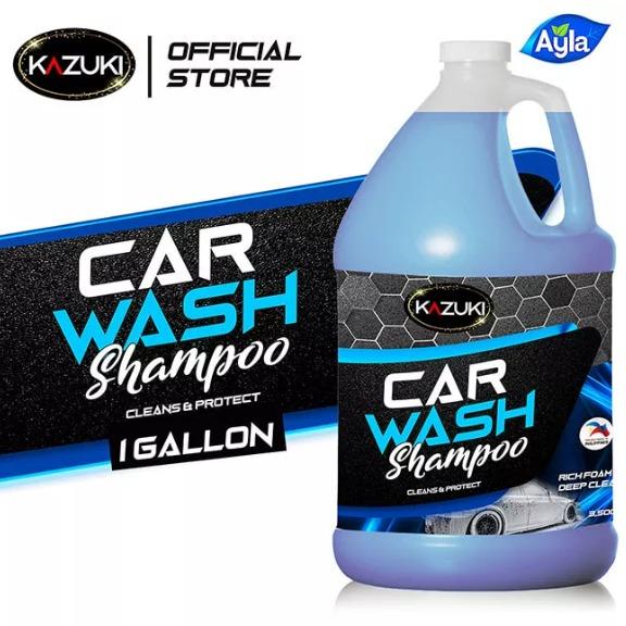 3.8 Liters Kazuki Car Shampoo Eco Friendly, Organic Sulfate Free, Acid