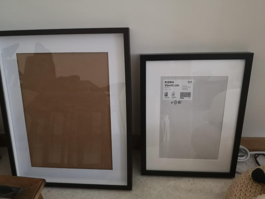 2 big ikea frames + bunch of small frames, some of them brand new
