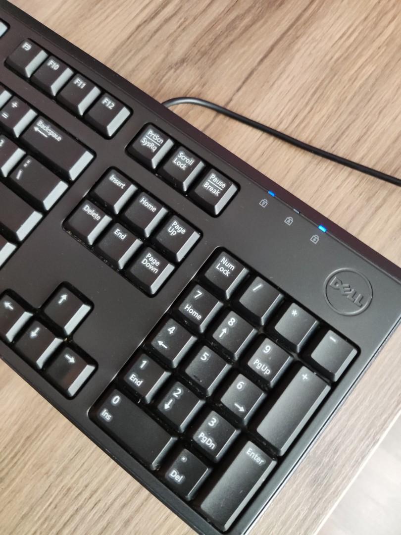 Dell KB212 KB212-B Wired Slim Keyboard Quiet Key, Computers & Tech ...