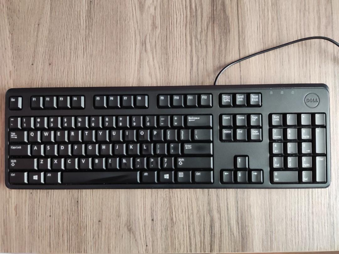 Dell KB212 KB212-B Wired Slim Keyboard Quiet Key, Computers & Tech ...