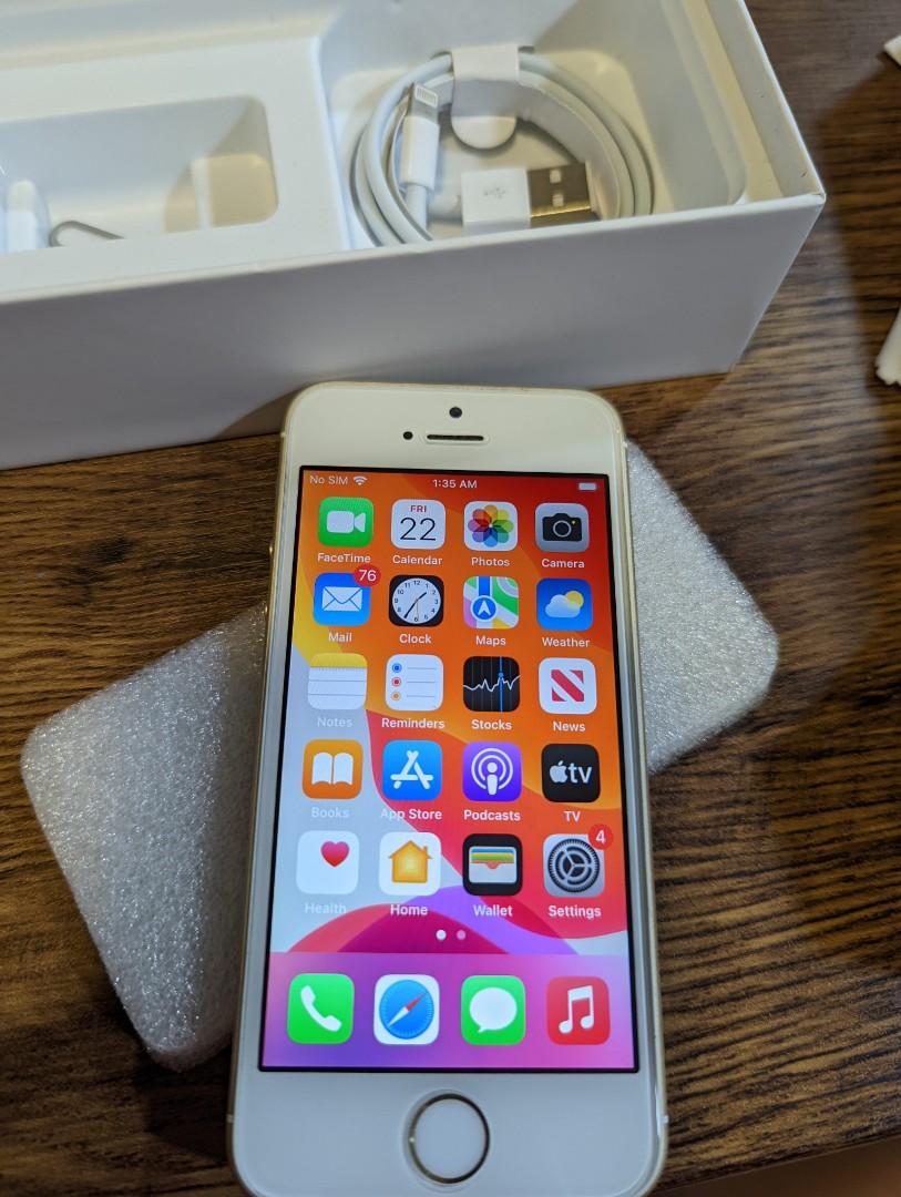 9.9成新測試機iPhone SE(第一代) 32g 玫瑰金, 手機及配件, 手機