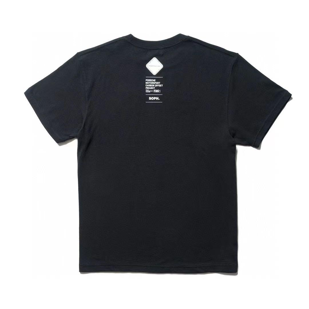 日本預訂Sophnet x Porsche logo tee, 男裝, 上身及套裝, T-shirt