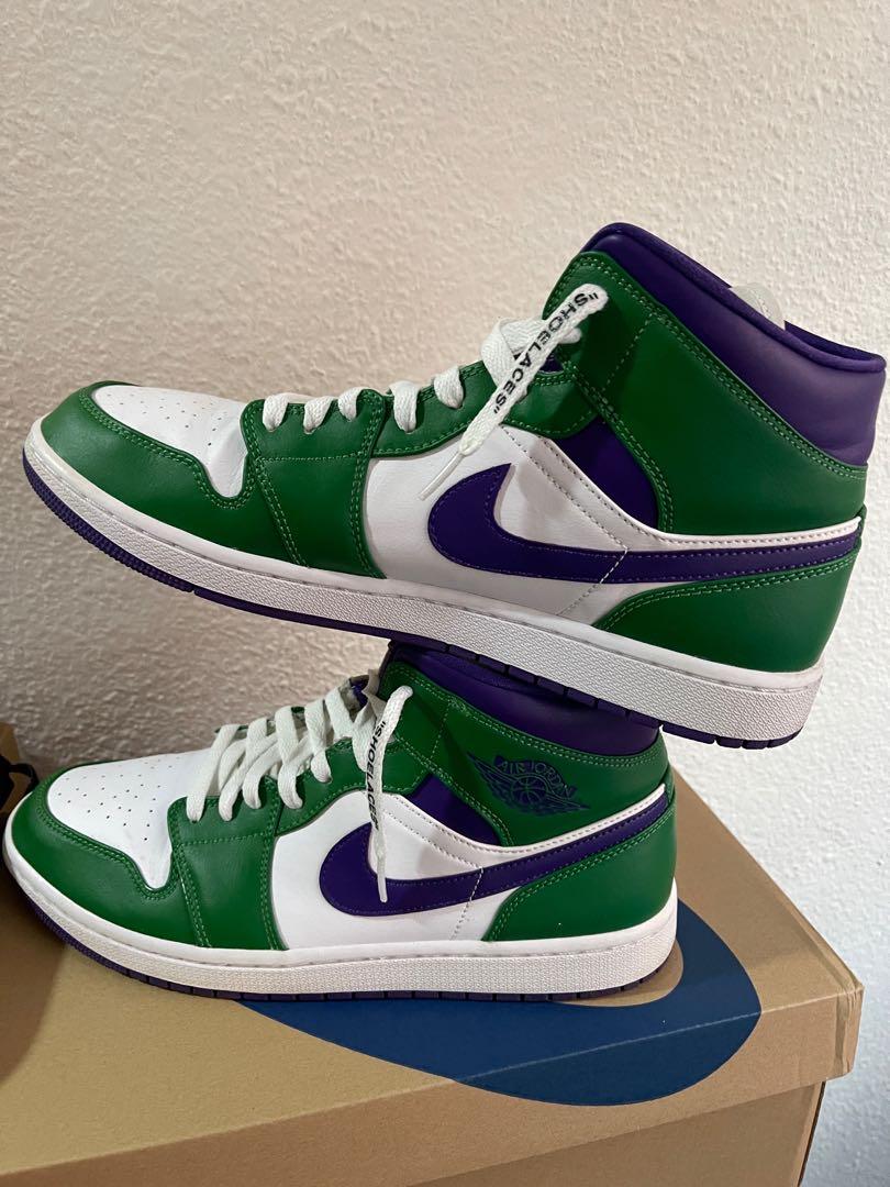 Air Jordan 1 Mid 'Hulk', Men's Fashion, Footwear, Sneakers on Carousell