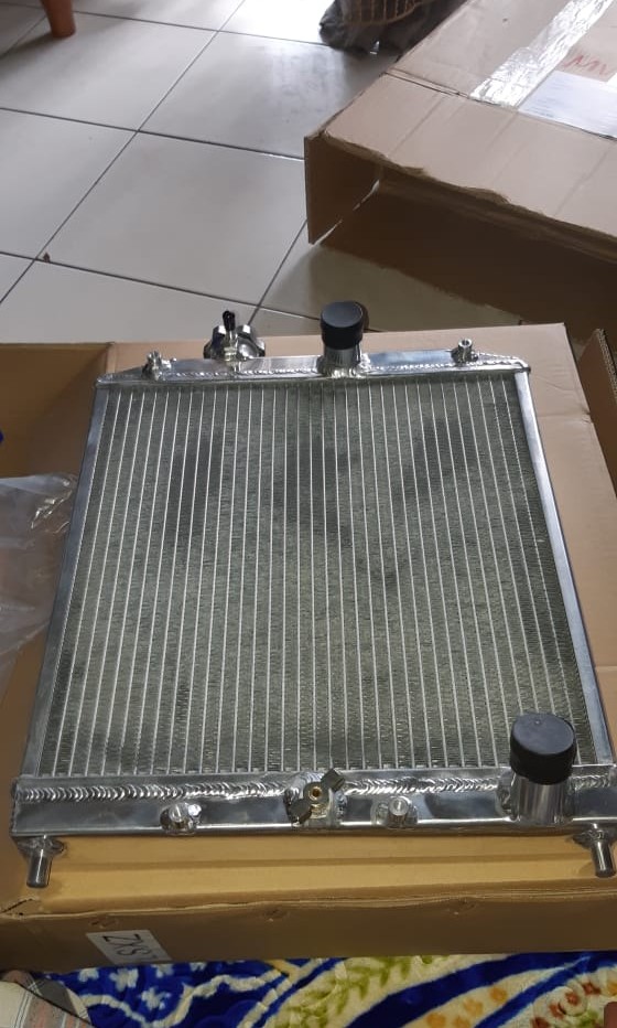 Aluminium Radiator & Fan Shroud, Auto Accessories on Carousell