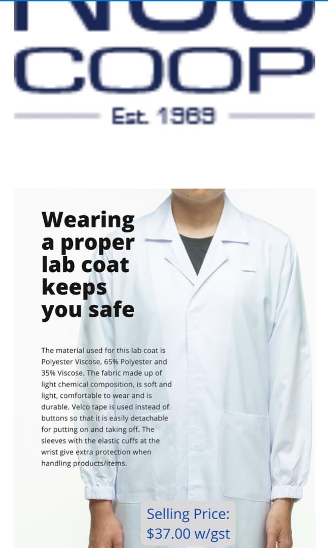 NUS ANATOMY LAB COAT (medical, nurse, anatomy), Hobbies & Toys