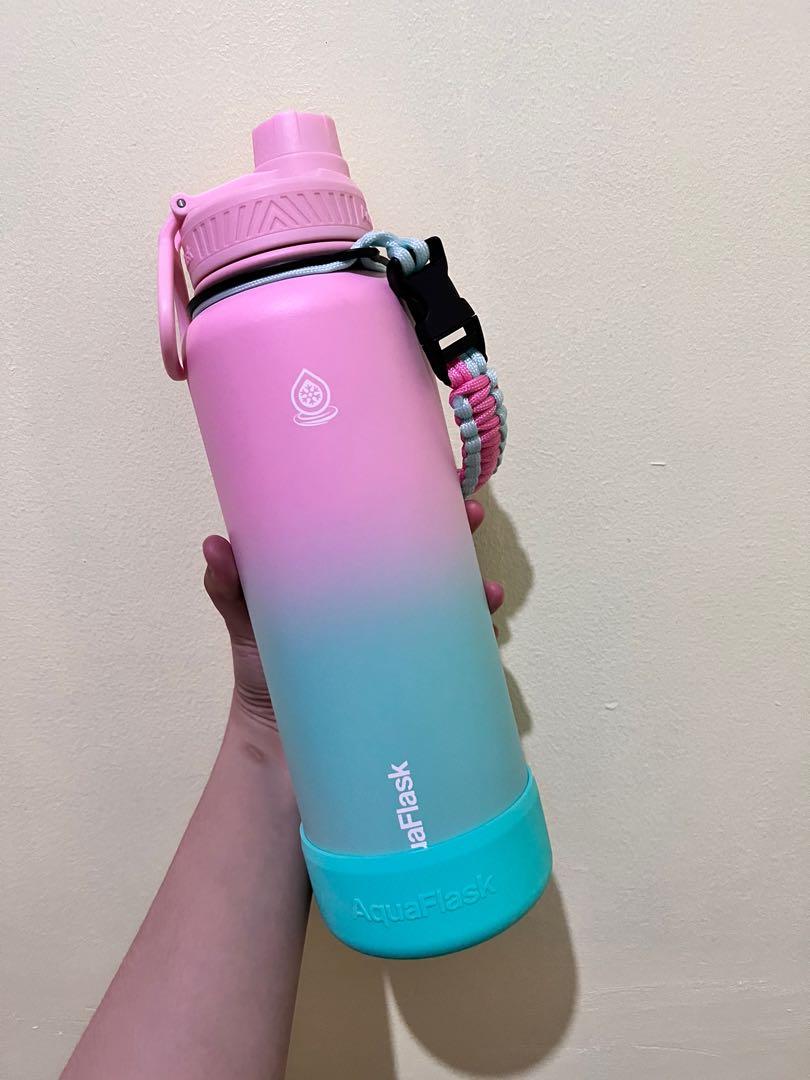 Meoky Insulated Water Tumbler 40oz Gradient Pink - Stanley / Owala Dupe,  Furniture & Home Living, Kitchenware & Tableware, Water Bottles & Tumblers  on Carousell