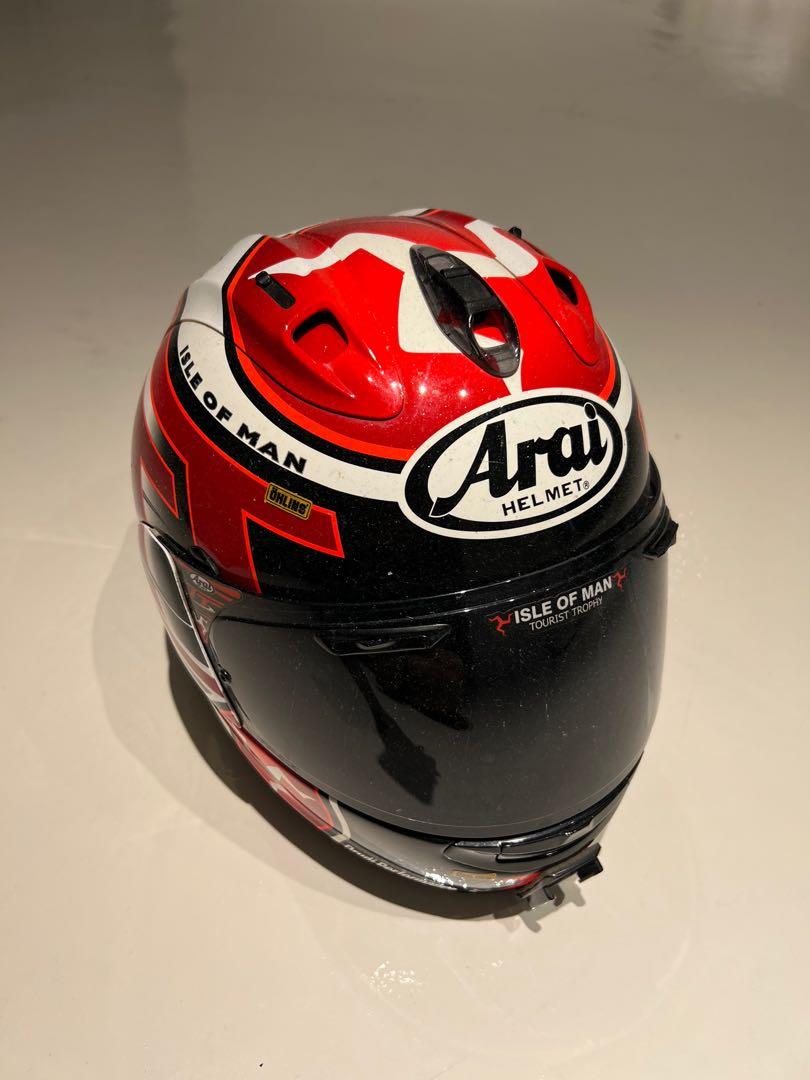 Arai rx-7 isle of man TT race helmet limited edition 2016(M size) (Category: Motorcycle Accessories) located in Singapore. Submitted by joker7788 (Listing ID 1173861055, Image 1). Description: Well use .