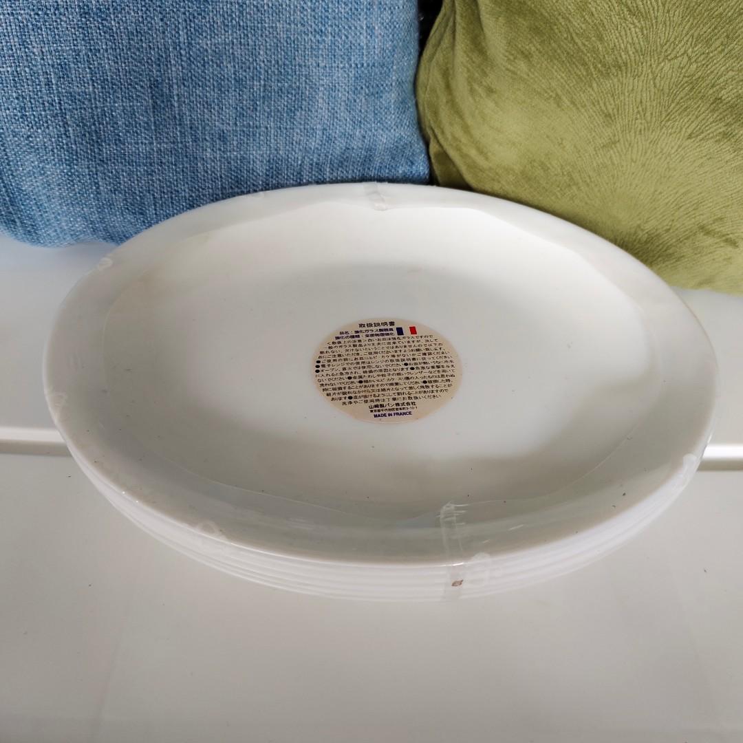 Authentic Arcopal France Dinner Plates made in France 6pcs bundle