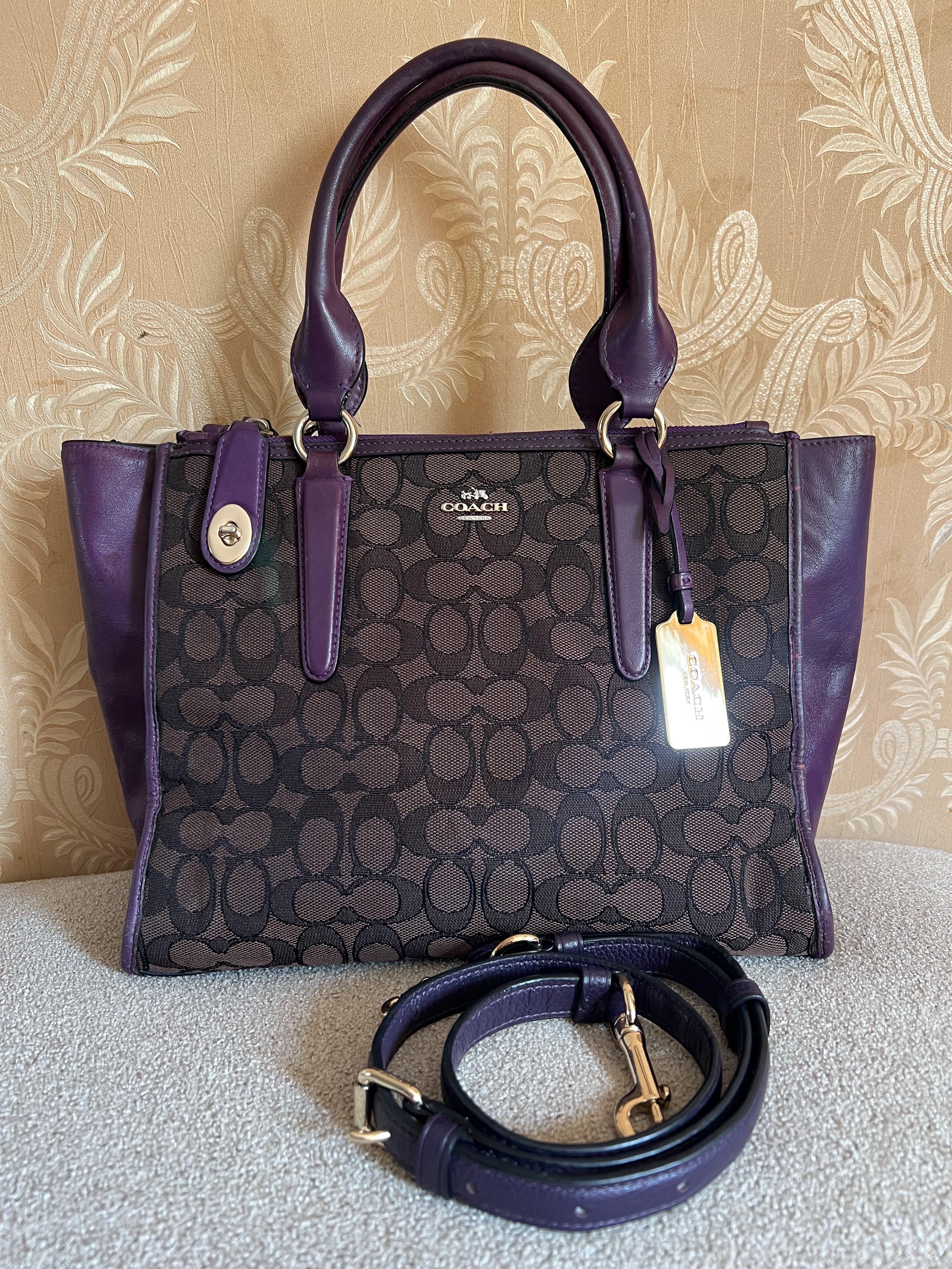 Coach crosby carryall in signature jacquard best sale