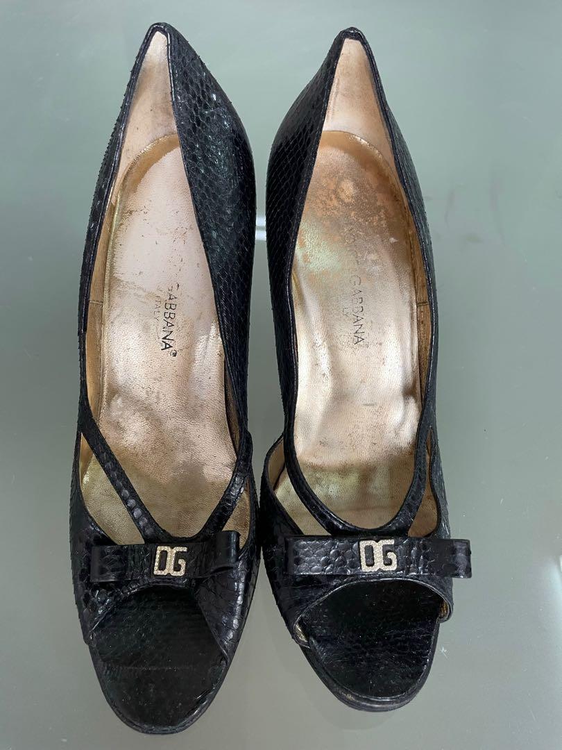 dolce and gabbana vero cuoio pumps
