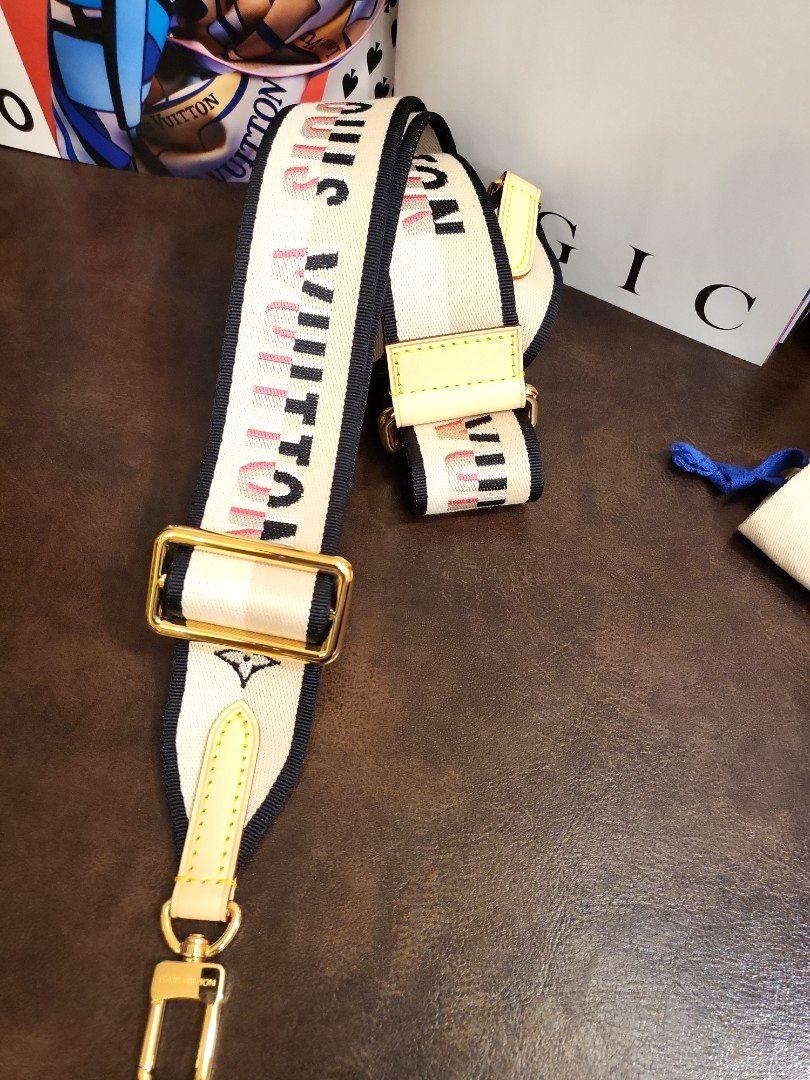 AUTHENTIC LOUIS VUITTON Adjustable and Detachable Textile Strap New  Version, Luxury, Accessories on Carousell