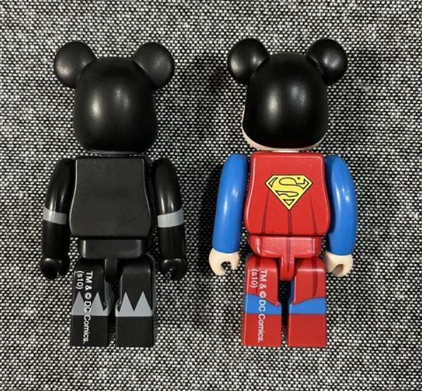 NA] Bearbrick Series 21 Batman & Superman (Secret) Hero 100