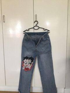Betty Boop Baggy Jeans