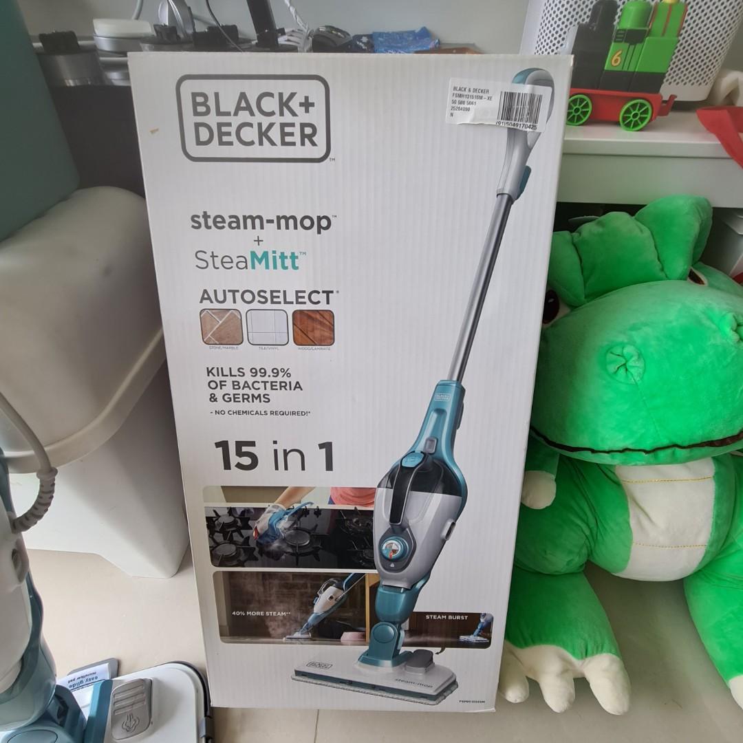 Black Decker Steam Mop, Tv & Home Appliances, Vacuum Cleaner & Housekeeping  On Carousell